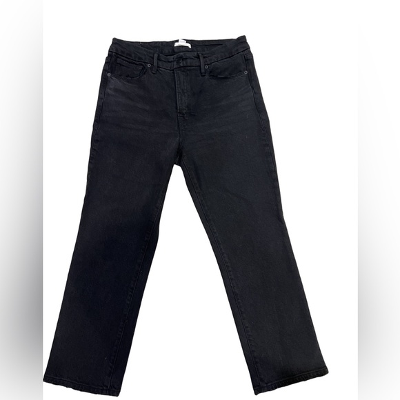 Good American Soft-tech Good Petite Straight Jeans - Picture 5 of 7